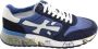 Premiata Blauwe Mick_5692 Sneakers van suède voor heren Blue Heren - Thumbnail 14