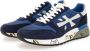 Premiata Blauwe Mick_5692 Sneakers van suède voor heren Blue Heren - Thumbnail 9