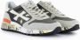 Premiata Mick 6166 Sneakers in Donkergrijs met Kleurrijk Detail Gray Heren - Thumbnail 15