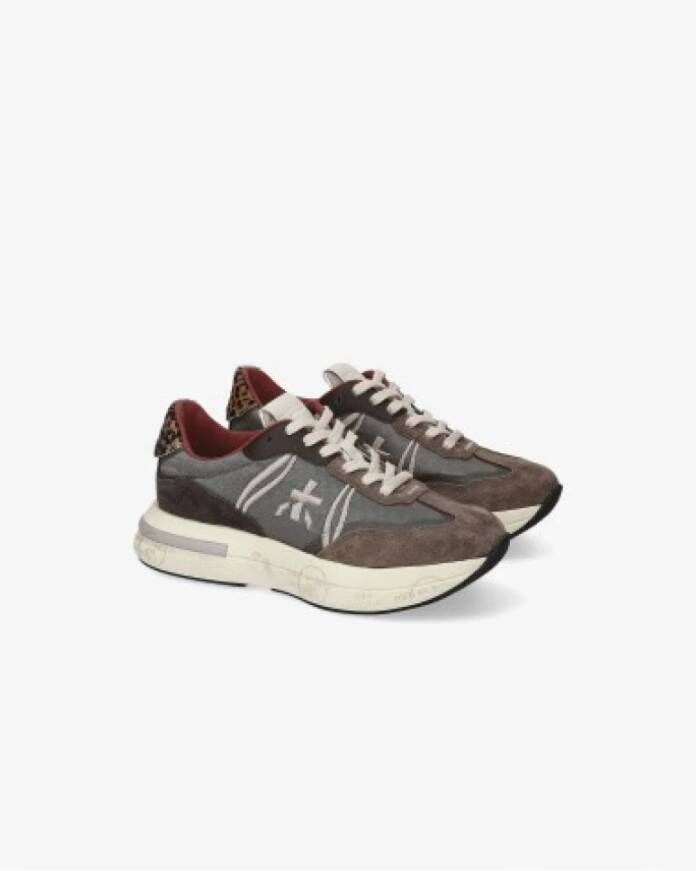 Premiata Sneakers in retrostijl met innovatieve structuur Multicolor Dames