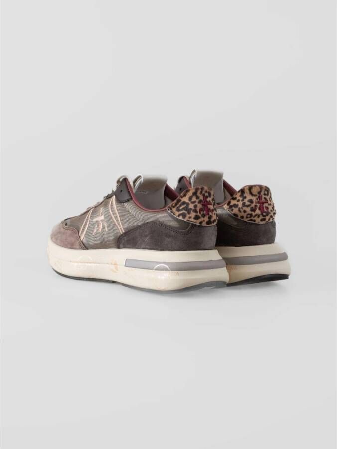 Premiata Sneakers in retrostijl met moderne functionaliteit Gray Dames