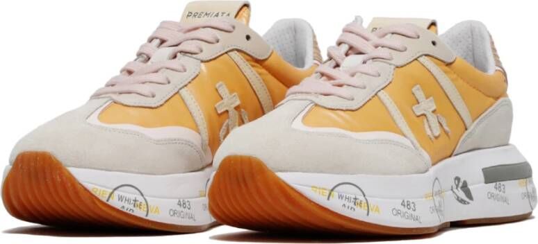 Premiata Sneakers Oranje Dames