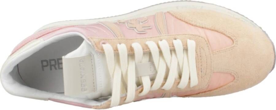 Premiata Stijlvolle Sneakers voor Modieuze Vrouwen Pink Dames