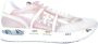 Premiata Conny 6245 Canvas en Suède Dames Sneakers Pink Dames - Thumbnail 5