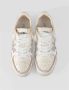 Premiata Sneakers van verouderd leer Istrice stijl Beige Dames - Thumbnail 4