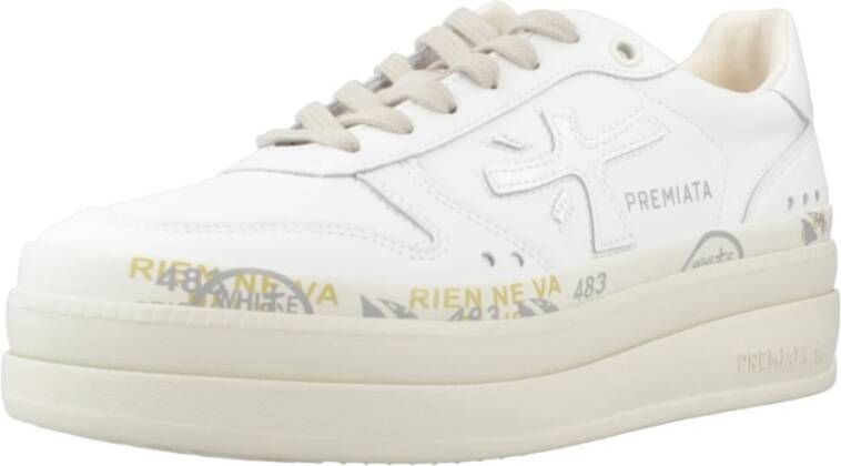 Premiata Stijlvolle Damessneakers White Dames - Foto 4