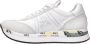 Premiata Conny 5617 Witte Leren en Stoffen Sneakers White - Thumbnail 3