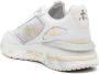 Premiata Witte Sneakers Ronde Neus Logo Patch White Dames - Thumbnail 3