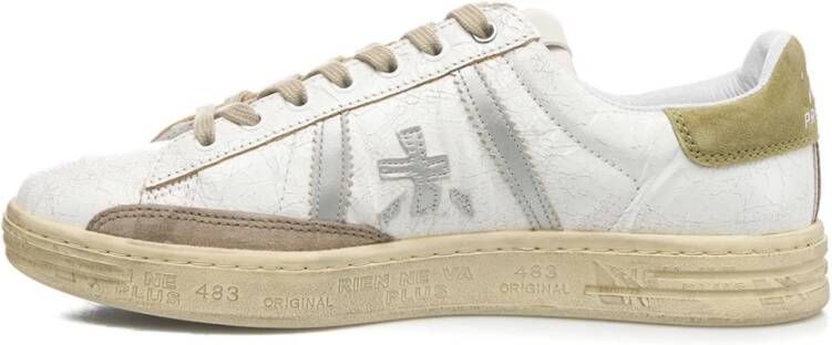 Premiata Witte Leren Sneakers Russell Model White Heren