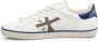 Premiata Vintage Leren Sneakers met Logo Detail White Heren - Thumbnail 2