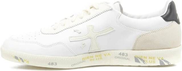 Premiata Witte Leren Sneakers voor Heren Wit Heren