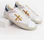 Premiata Witte Leren Sneakers met Cammel Detail Multicolor Heren - Thumbnail 3