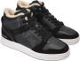 Premiata Basketbal-geïnspireerde couture sneaker met Brogue-details Black - Thumbnail 9