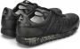 Premiata Eric Sneakers Zwart Leren en Nylon Design Black Heren - Thumbnail 4