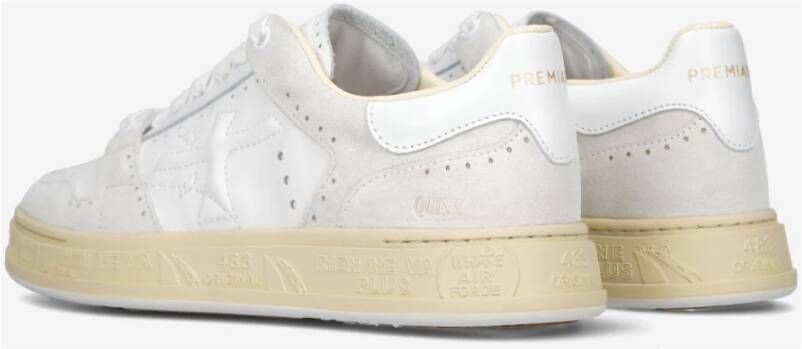 Premiata Sportieve Couture Sneakers met Brogue Details White Dames