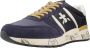 Premiata Blauwe Sneakers met Gele Rubberen Inzet Multicolor Heren - Thumbnail 18