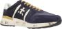 Premiata Blauwe Sneakers met Gele Rubberen Inzet Multicolor Heren - Thumbnail 21