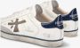 Premiata Vintage Leren Sneakers met Logo Detail White Heren - Thumbnail 10
