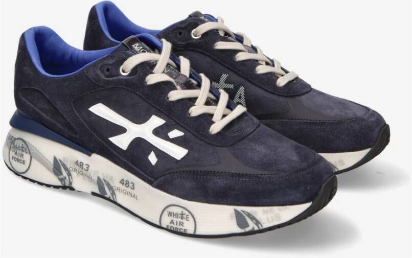 Premiata Stijlvolle hardloopschoenen Blue Heren