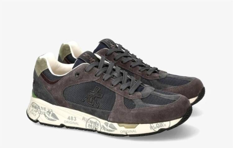 Premiata Stijlvolle Mase Bruine Sneakers Brown Heren