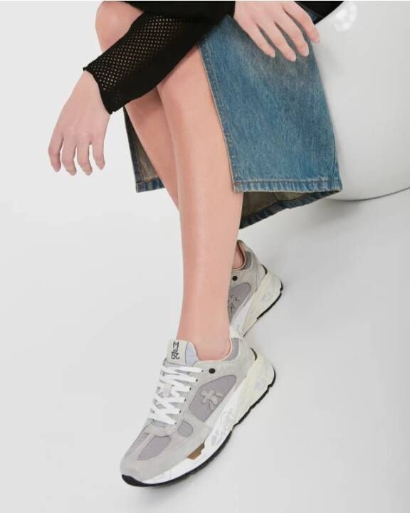 Premiata Stijlvolle Mased Sneakers Gray Dames