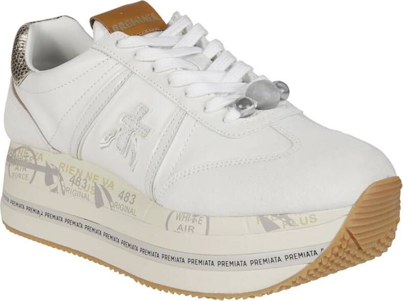 Premiata Stijlvolle Sneaker Beth voor jou White Dames