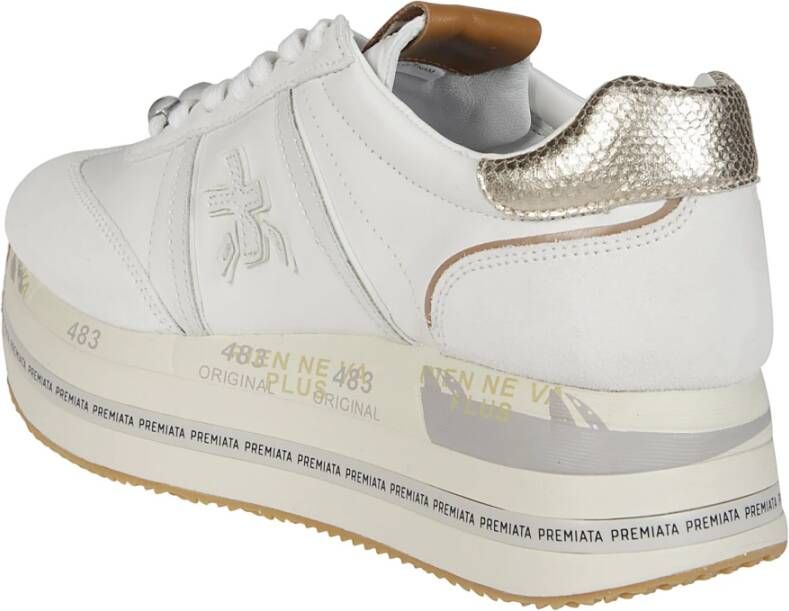 Premiata Stijlvolle Sneaker Beth voor jou White Dames