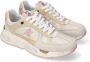 Premiata Leren Dames Sneakers Modieus en Functioneel Beige Dames - Thumbnail 9