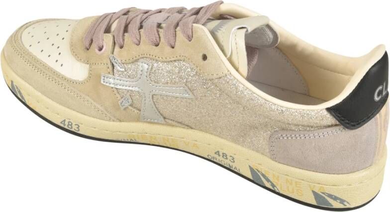 Premiata Stijlvolle Sneakers Beige Dames