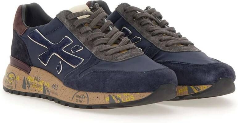 Premiata Stijlvolle Sneakers Blue Heren