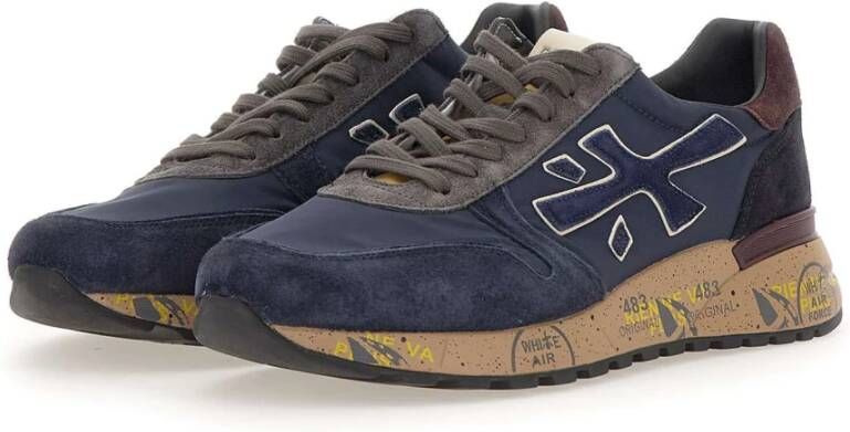 Premiata Stijlvolle Sneakers Blue Heren