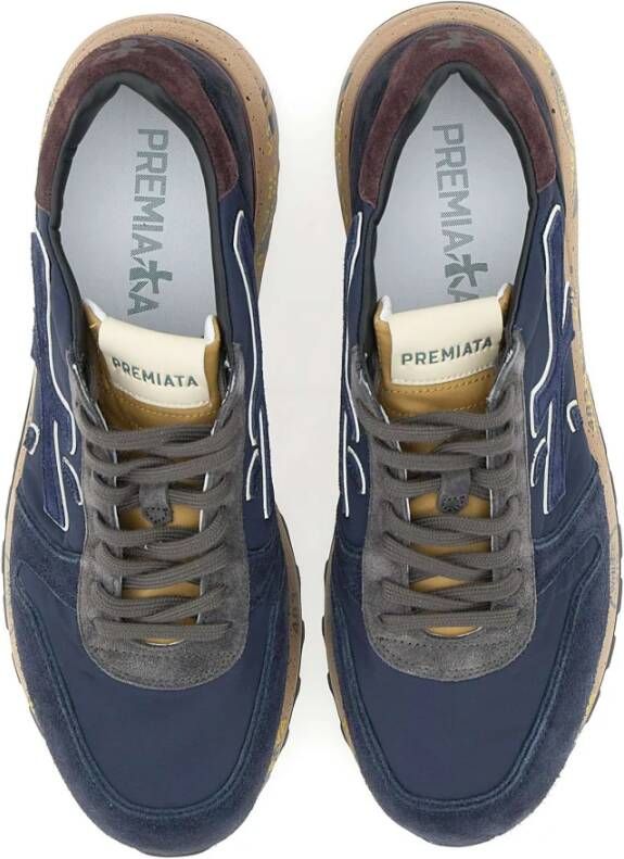 Premiata Stijlvolle Sneakers Blue Heren