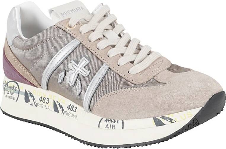 Premiata Stijlvolle Sneakers voor Dagelijks Gebruik Beige Dames