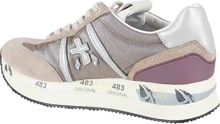 Premiata Stijlvolle Sneakers voor Dagelijks Gebruik Beige Dames