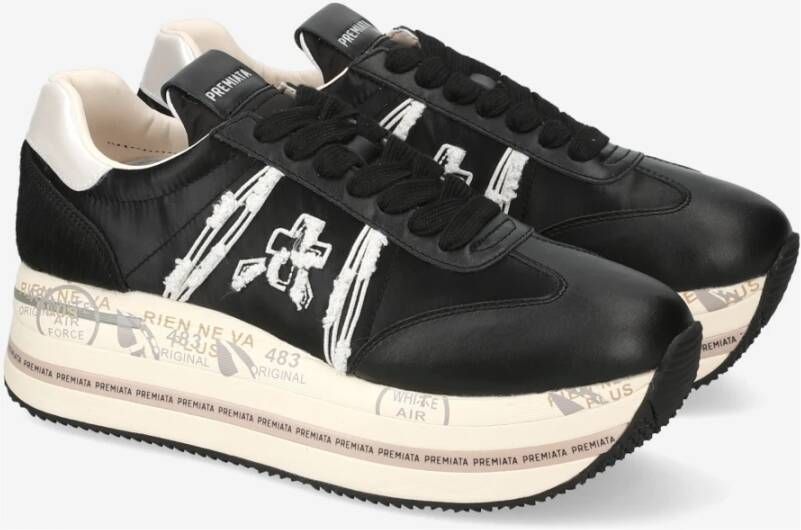 Premiata Stijlvolle Sneakers voor Dagelijks Gebruik Black Heren