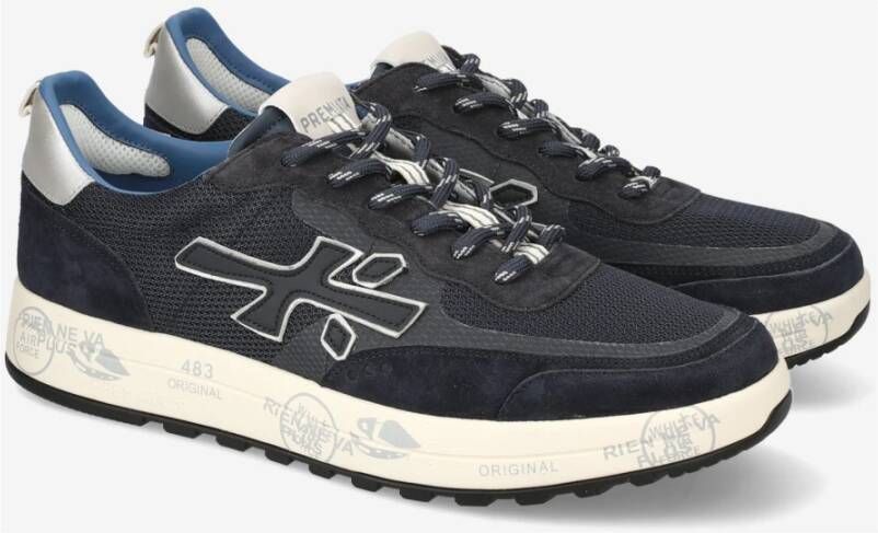 Premiata Stijlvolle Sneakers voor Dagelijks Gebruik Blue Heren