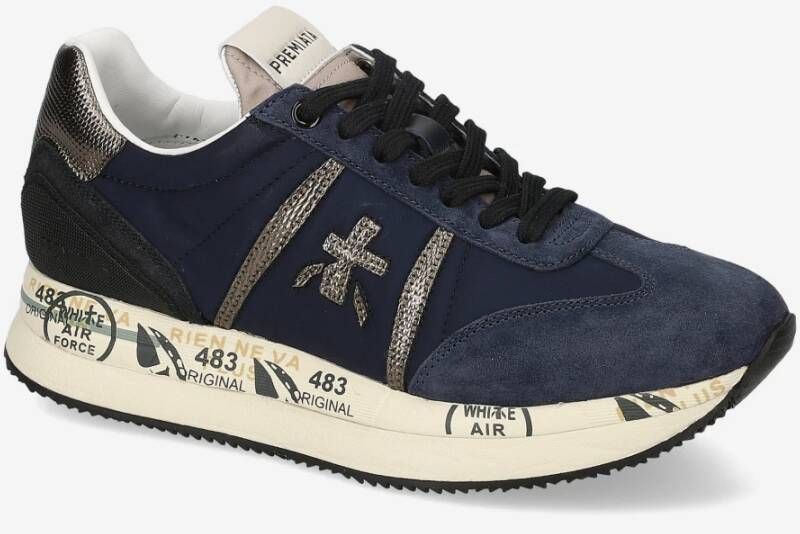 Premiata Stijlvolle Sneakers voor Dagelijks Gebruik Blue Heren