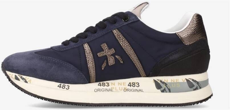 Premiata Stijlvolle Sneakers voor Dagelijks Gebruik Blue Heren