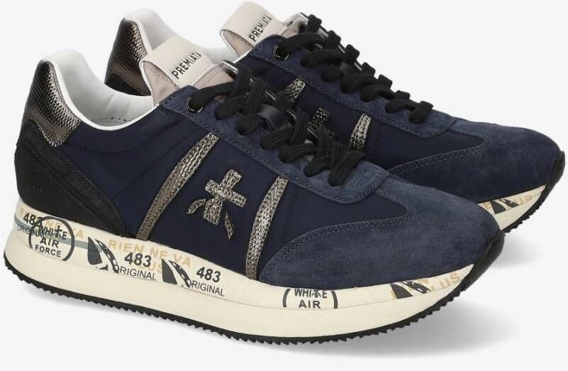 Premiata Stijlvolle Sneakers voor Dagelijks Gebruik Blue Heren