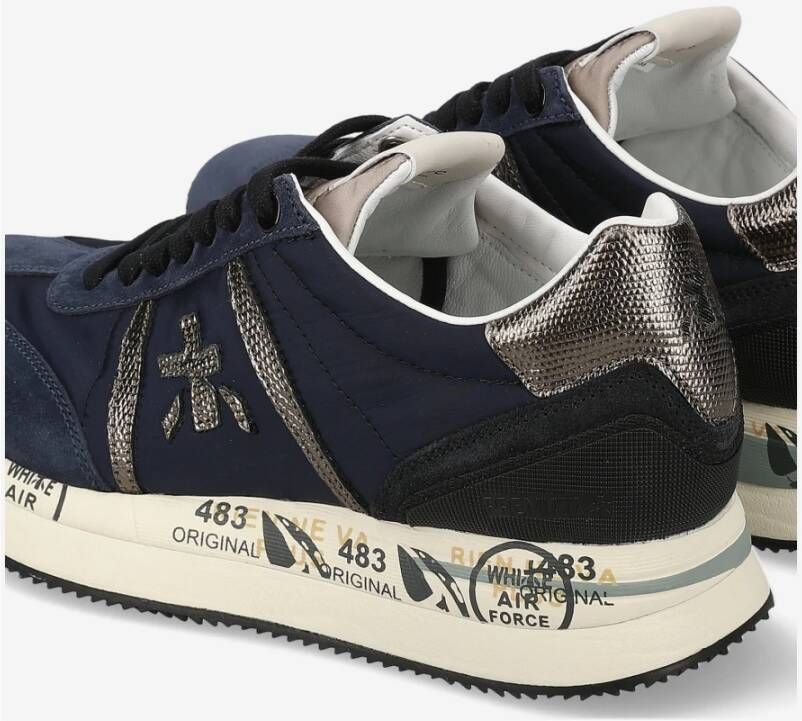 Premiata Stijlvolle Sneakers voor Dagelijks Gebruik Blue Heren