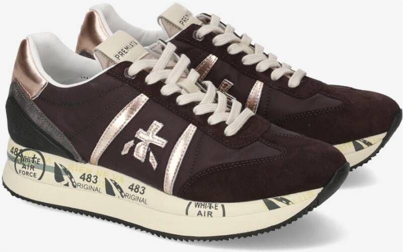 Premiata Stijlvolle Sneakers voor Dagelijks Gebruik Brown Heren