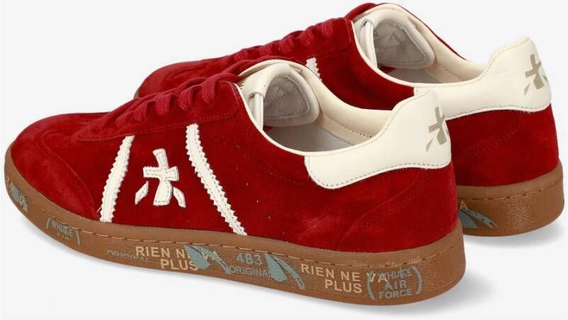 Premiata Stijlvolle Sneakers voor Dagelijks Gebruik Red Heren