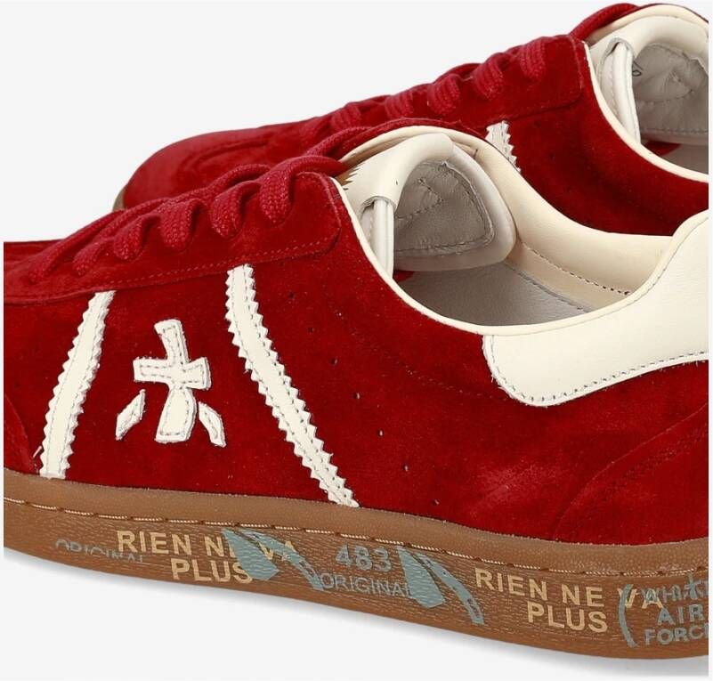 Premiata Stijlvolle Sneakers voor Dagelijks Gebruik Red Heren