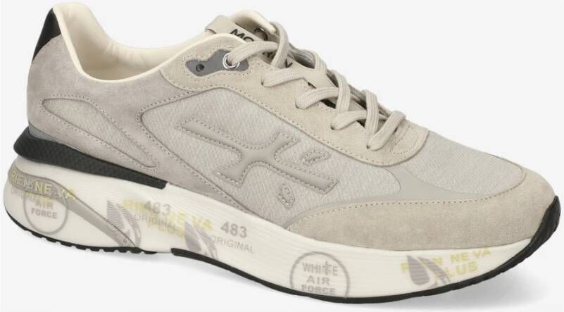 Premiata Stijlvolle Sneakers voor Mannen Beige Heren