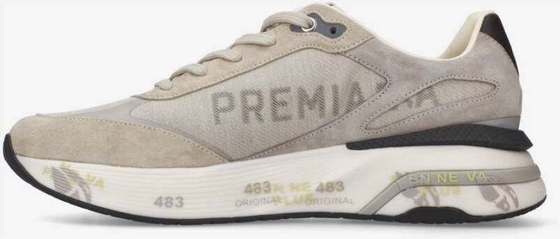 Premiata Stijlvolle Sneakers voor Mannen Beige Heren