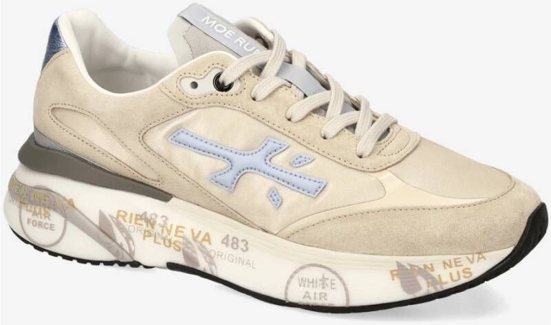 Premiata Stijlvolle Sneakers voor Mannen Beige Heren