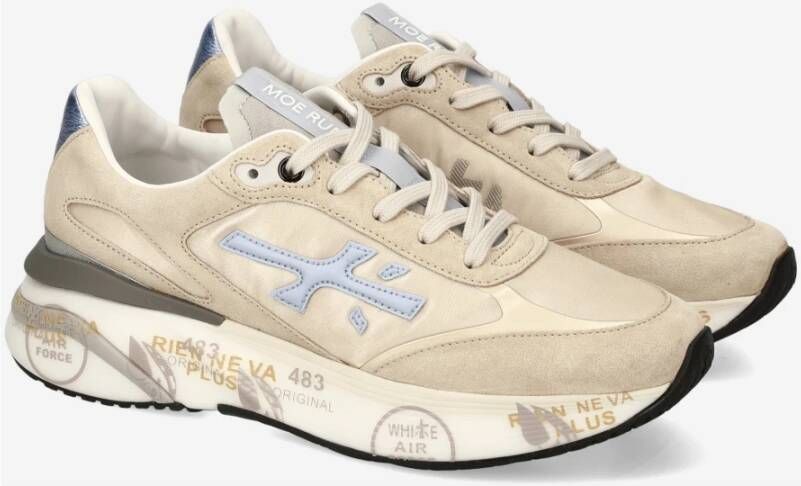 Premiata Stijlvolle Sneakers voor Mannen Beige Heren