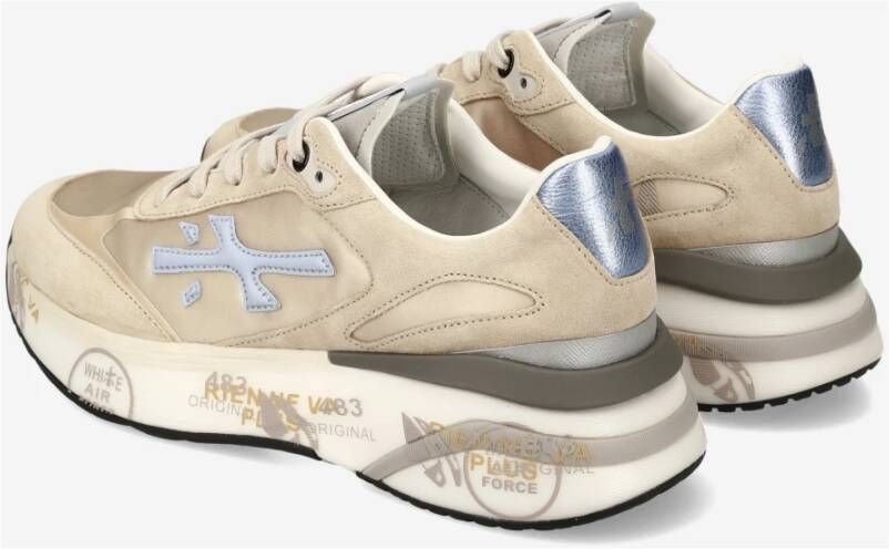 Premiata Stijlvolle Sneakers voor Mannen Beige Heren