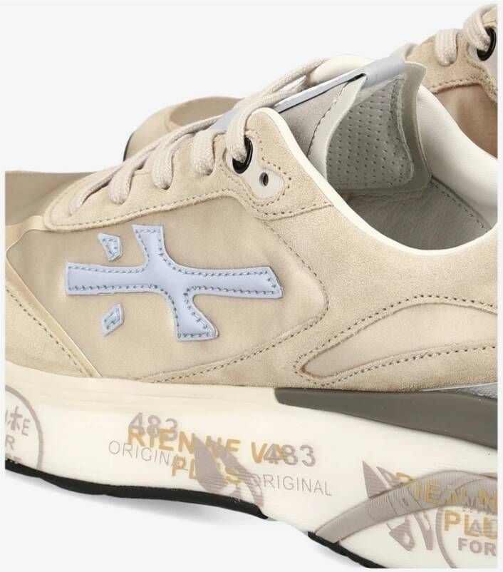 Premiata Stijlvolle Sneakers voor Mannen Beige Heren