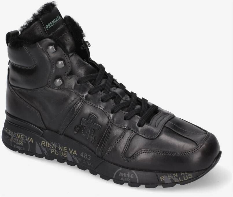 Premiata Stijlvolle Sneakers voor Mannen Black Heren